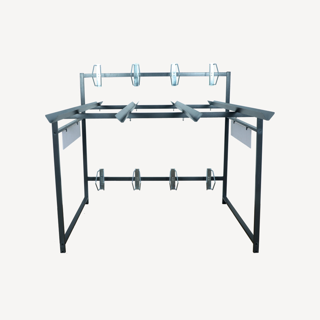 Double Decker 8 Bike Display Stand