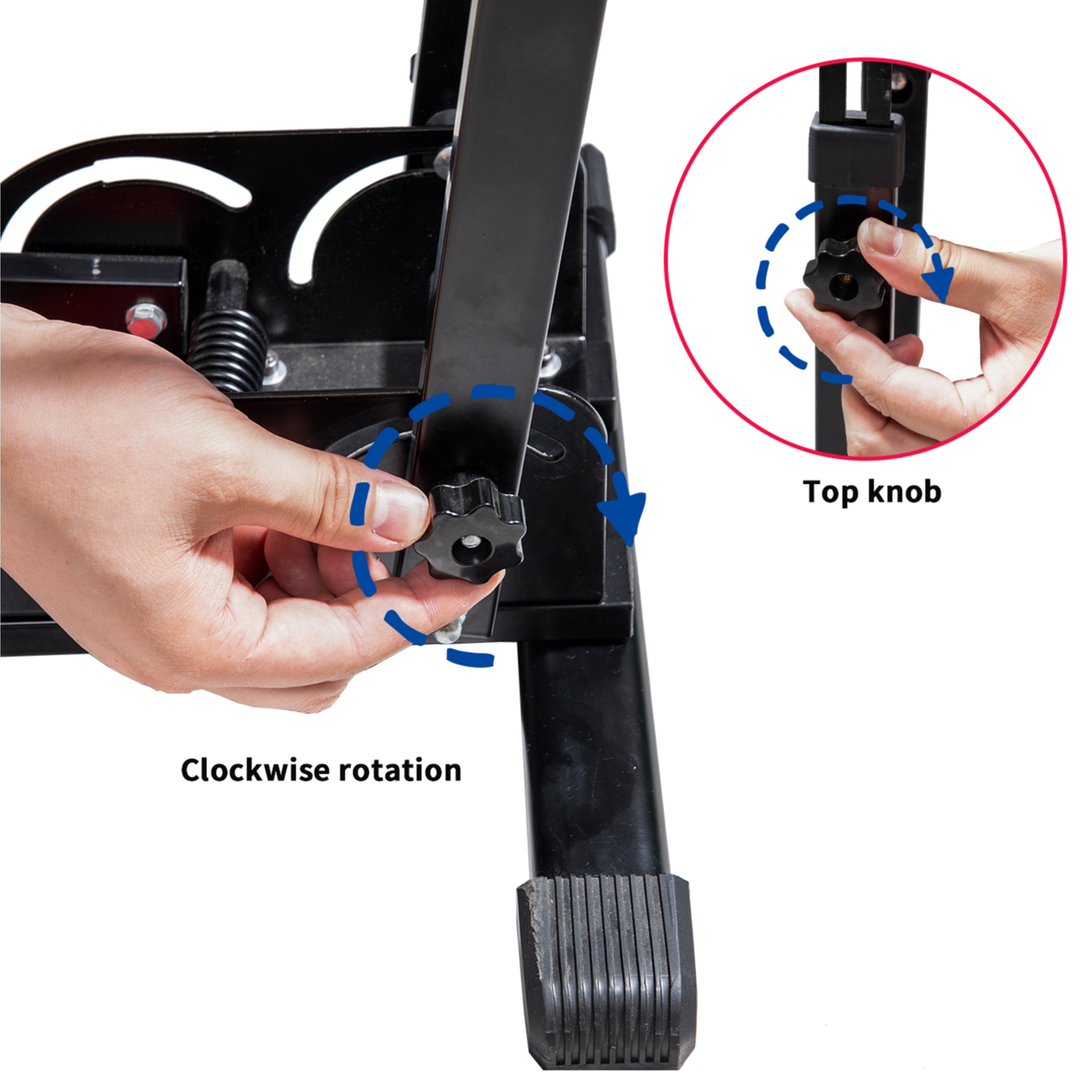 360° Adjustable Bicycle Display Rack