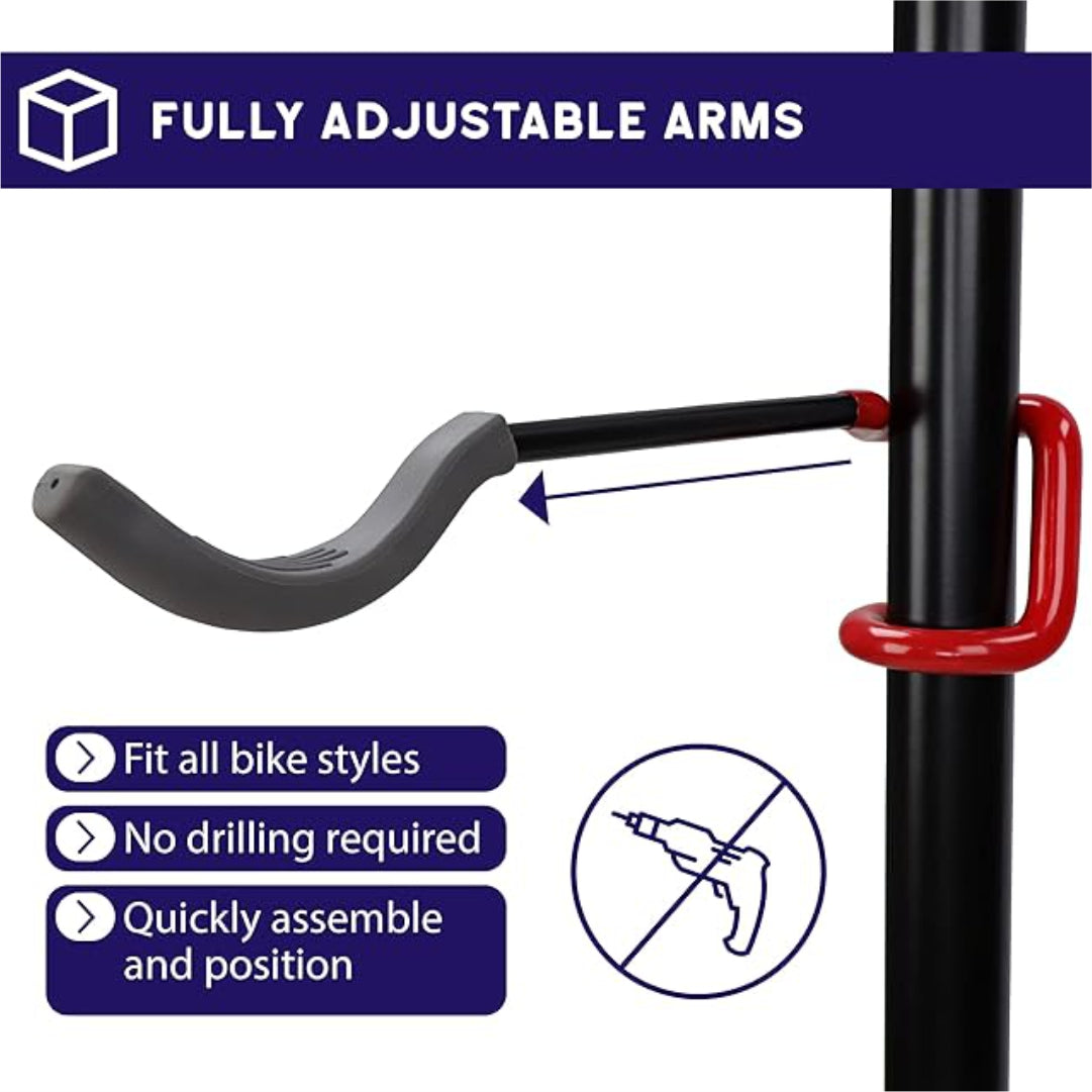 4-Bicycle Vertical Display Stand