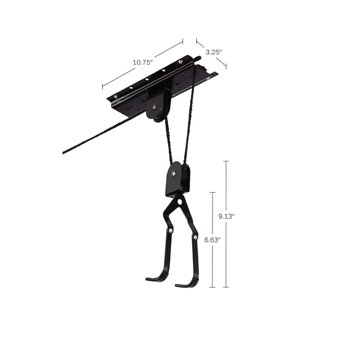 Heavy Duty Bicycle Ceiling Hoist – 100 lb Garage Lift