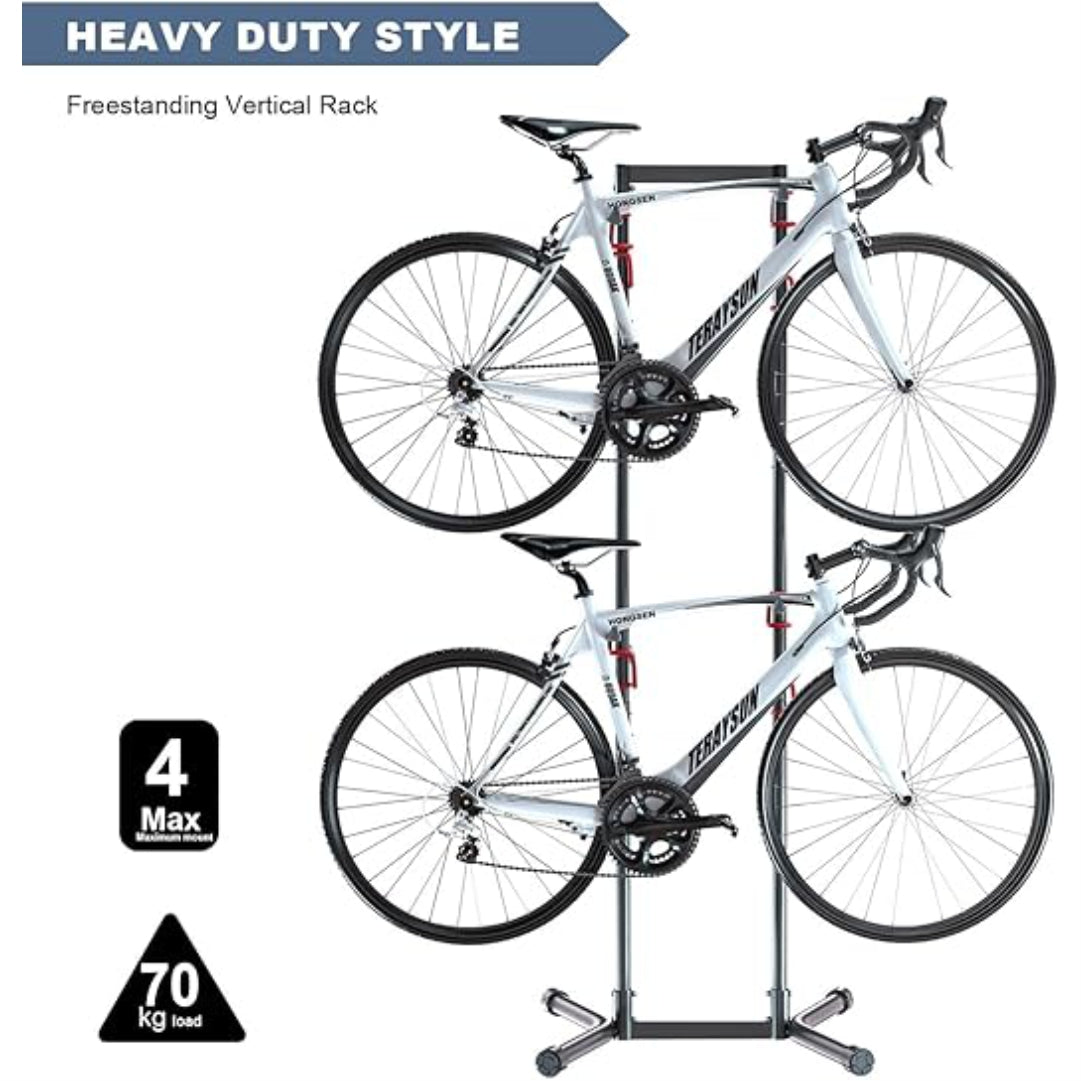 4-Bicycle Vertical Display Stand