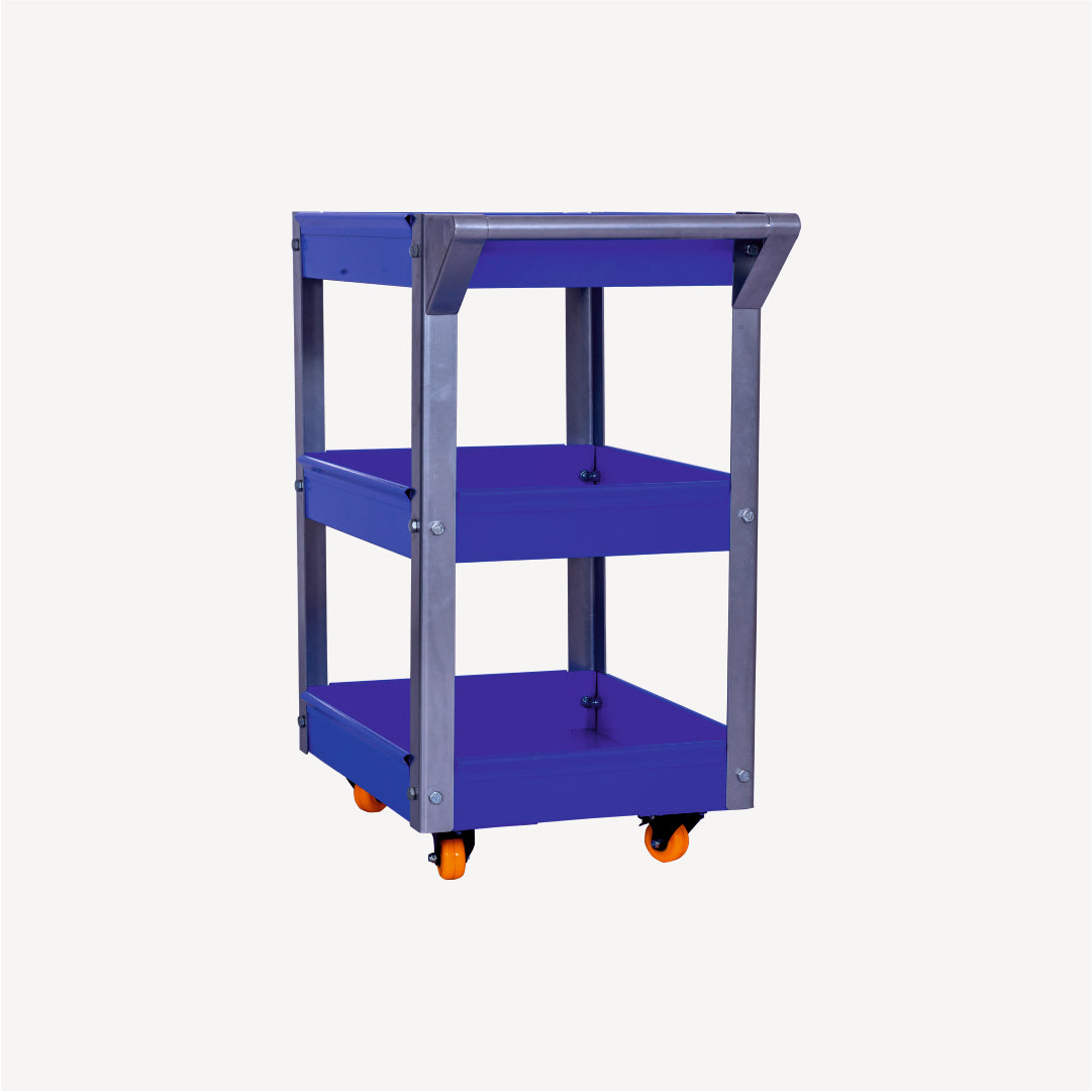 MOVEABLE TOOL TROLLEY WITH3 TRAYS