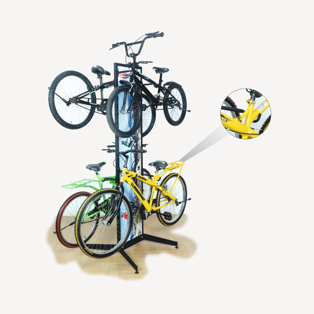 4 Bike Island Display Stand
