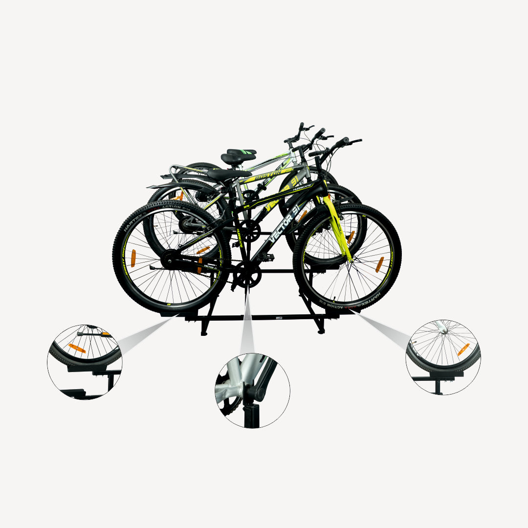 3 Bike Step Display Stand